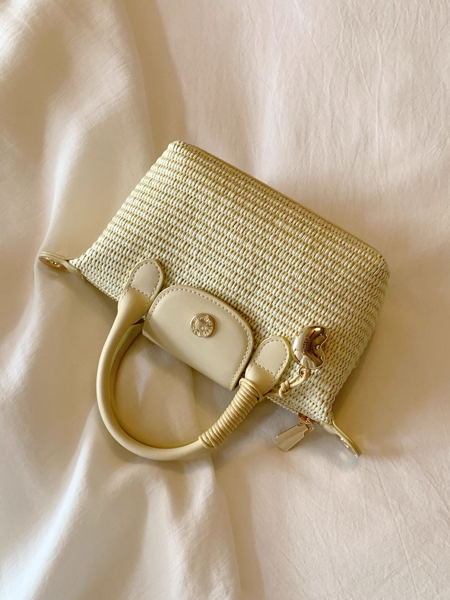 Women's Holiday Walk Summer Mini Woven Shoulder Bags