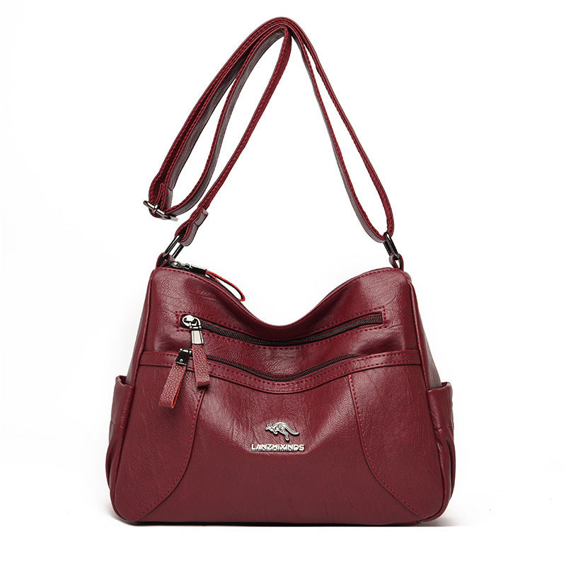 Women's Korean Style Simple Large Capacity Mom Crossbody Bags