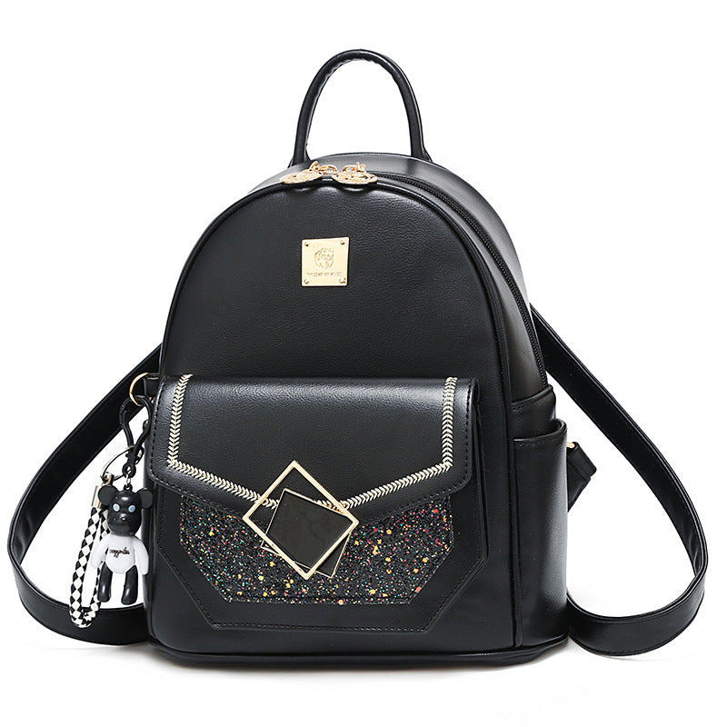 Women's Korean Style Simple Versatile Large Capacity Backpacks