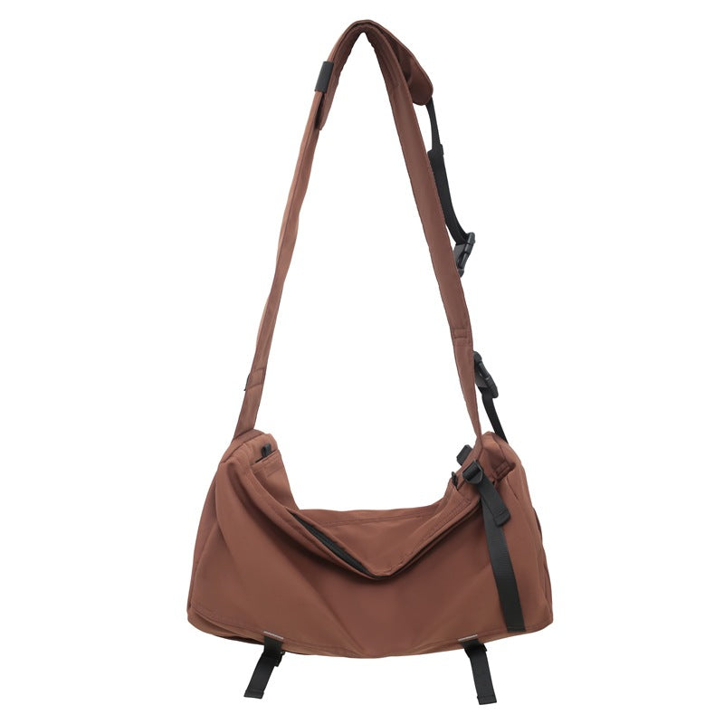 Women's Nylon Solid Color Street Large Capacity Shoulder Bags