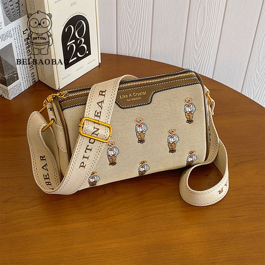 Women's Cool Source Canvas Fashion Cartoon Crossbody Bags