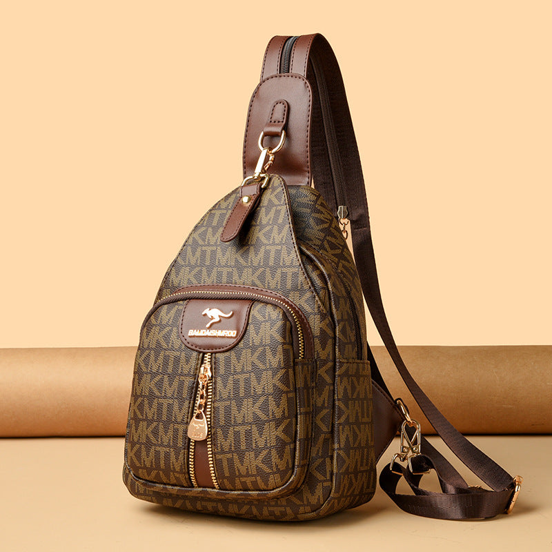 Women's Fashion Glamorous Comfortable Kangaroo Letter Waist Packs