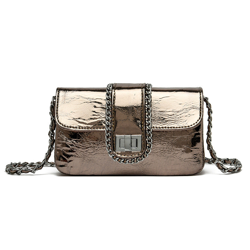 Classy Women's Fresh Leather Fashion Chain Crossbody Bags