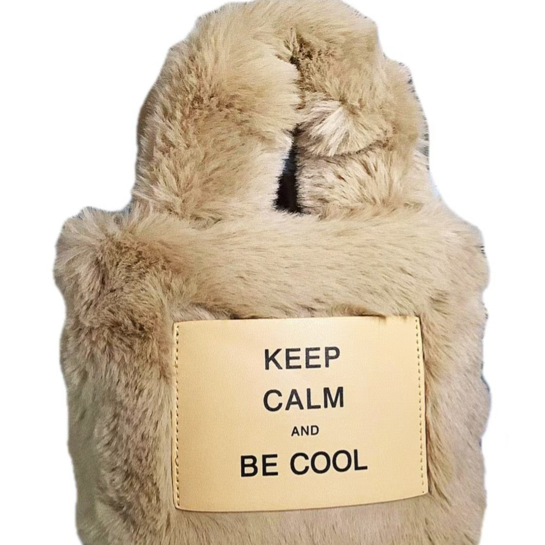 Niche Design Plush Simple Daily Letter Chain Trendy Women's Handbag