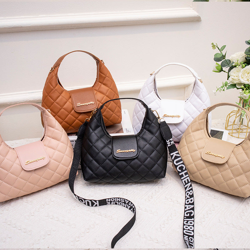 Elegant Women's Korean Fashion Rhombus Trendy Women's Handbag