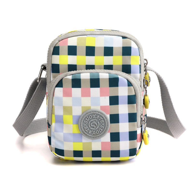 Women's Nylon Oxford Cloth Mini Fashion Vertical Shoulder Bags