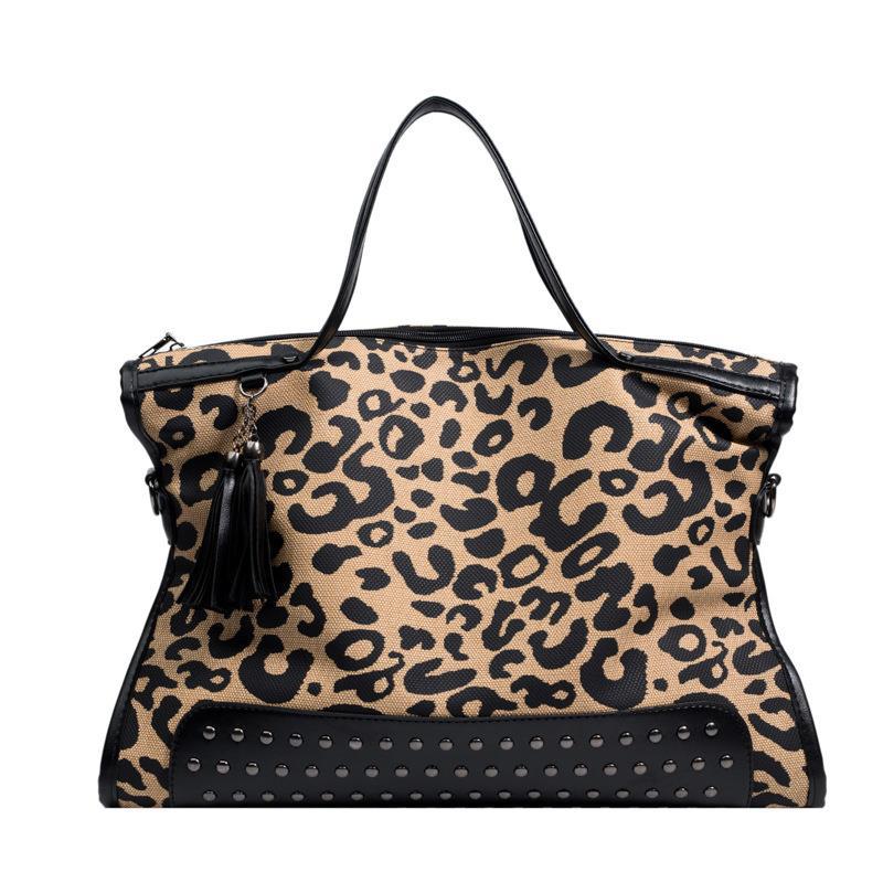 Print Big Large Capacity Female Fan Shoulder Bags