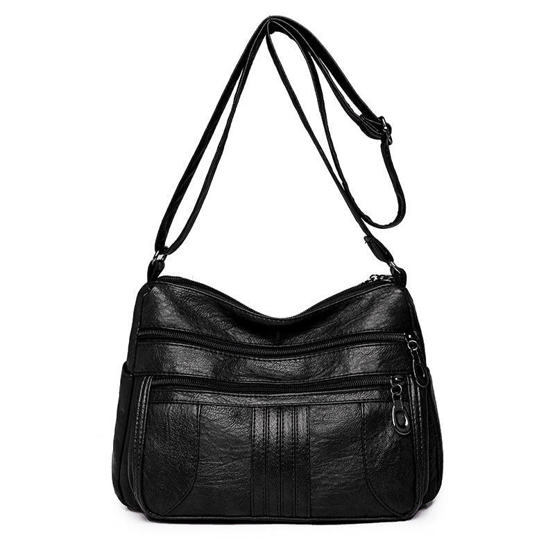 Women's Leather Large Capacity Fashion Simple Classy Women's Messenger Bag