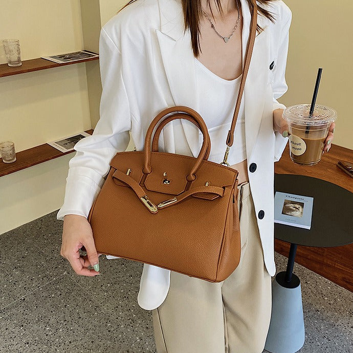 Women's Large Capacity Portable Kelly Light Luxury Handbags