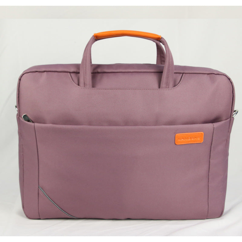 Women's & Men's & Simple Fashion Business Fleece-lined Line Laptop Bags