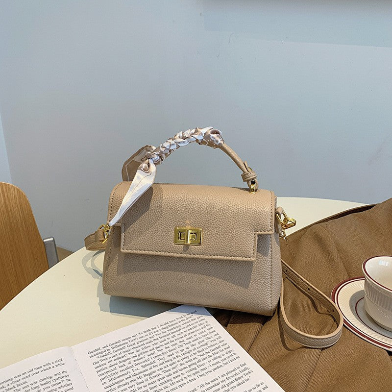 Women's Stylish Soft Leather Fashion Portable Small Square Bags