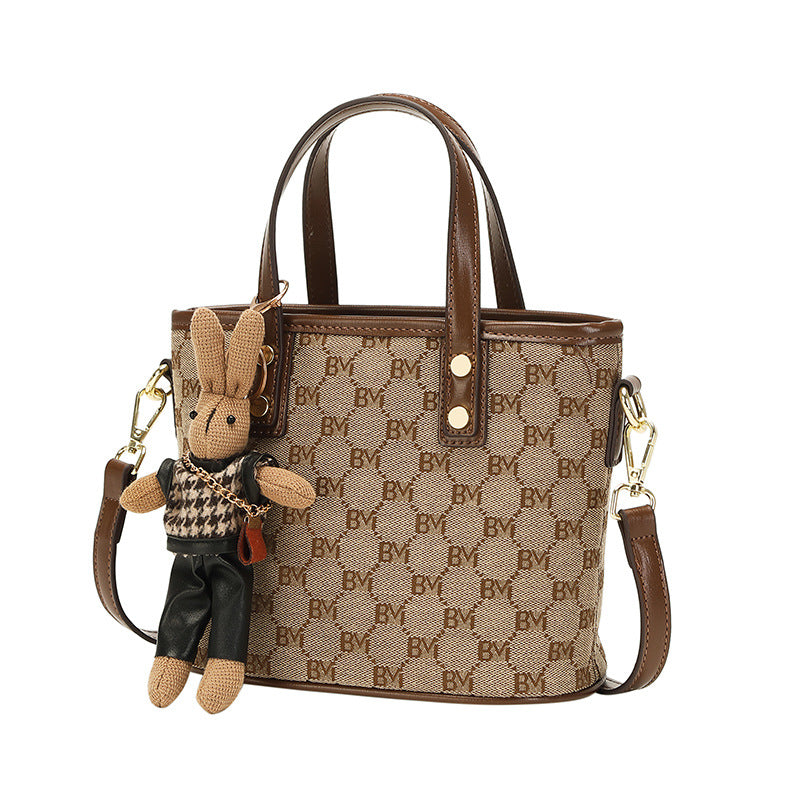 Women's Classic Comfortable Printed Vegetable Basket Handbags