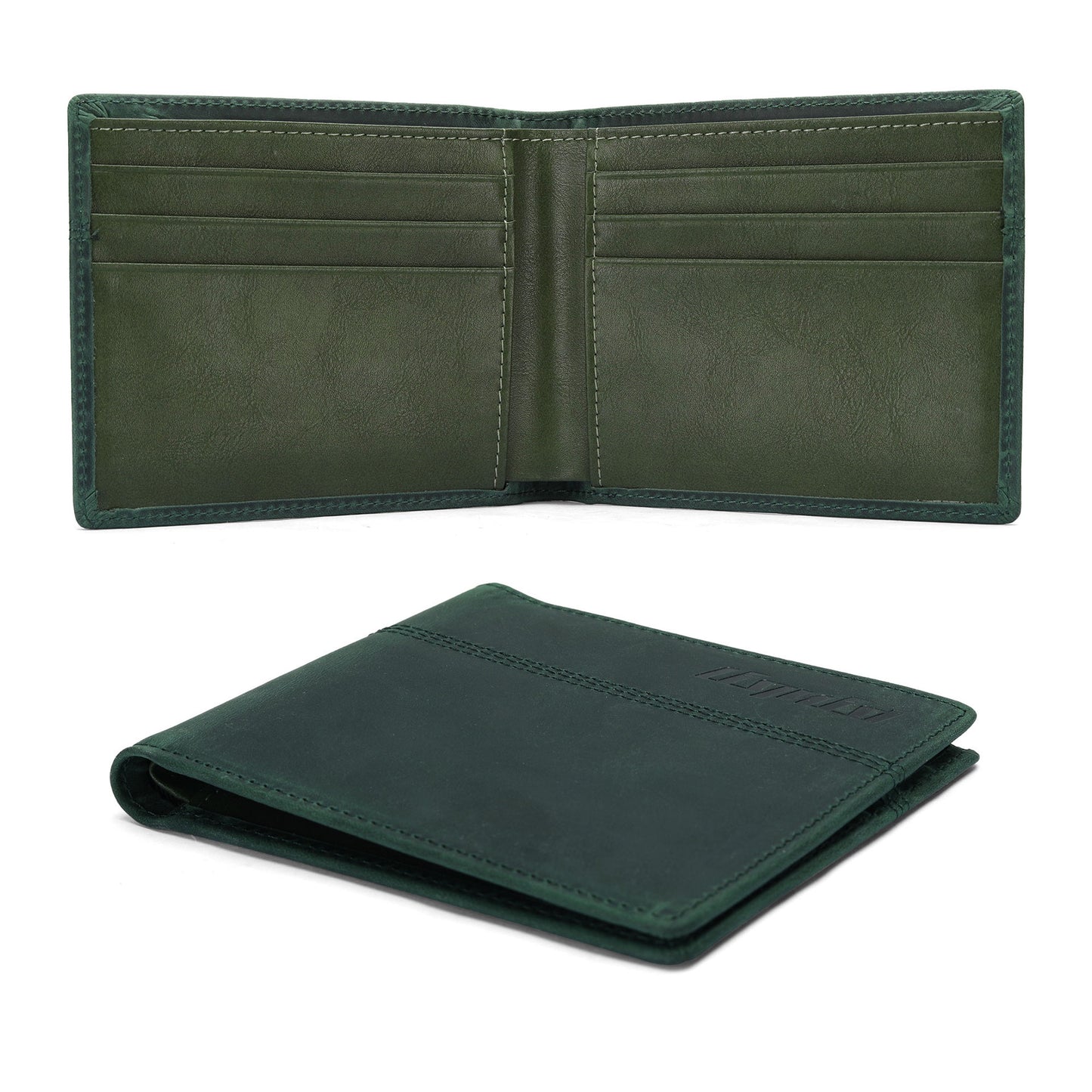 Men's Large Capacity Swiping Short Leather Men's Wallets