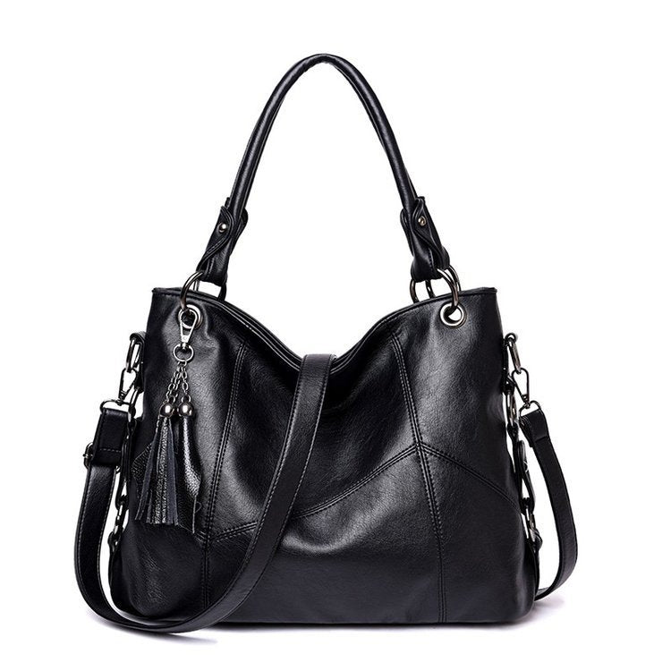 Women's Large Capacity Soft Leather Fashion Mother Shoulder Bags
