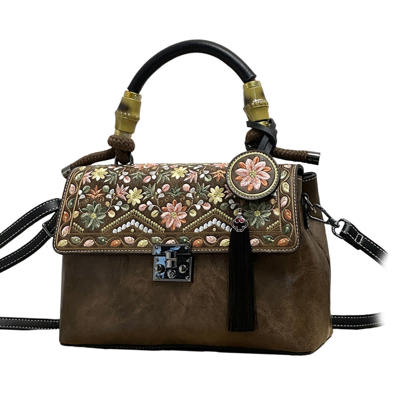 Women's Style Embroidery With Cheongsam Cotton Linen Hand Women's Handbag