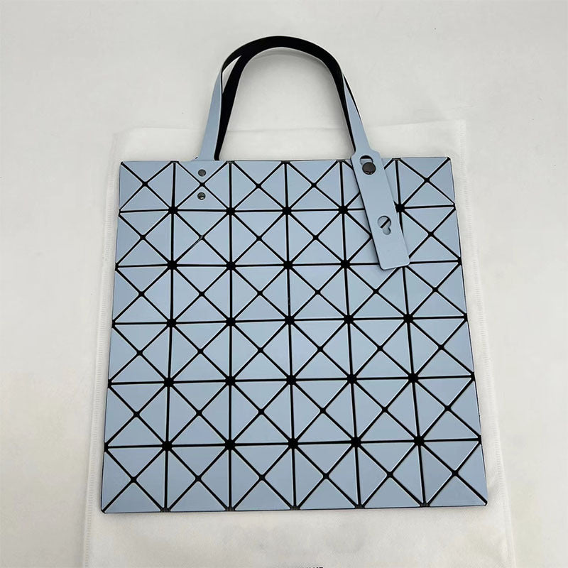 Women's Single Frosted Life Geometry Diamond Pattern Shoulder Bags