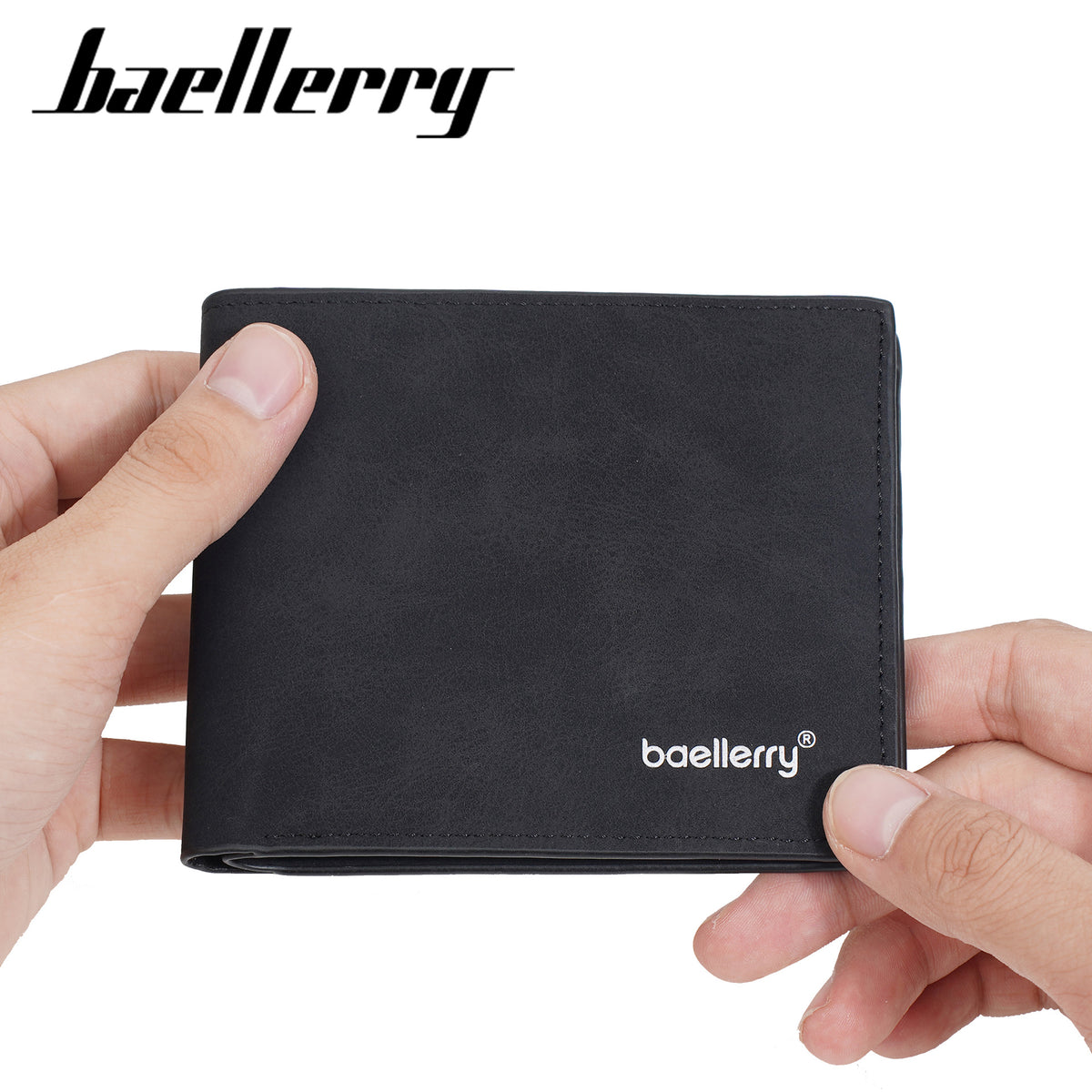 Men's Short Green Thin Multiple Slots Large Capacity Men's Wallet
