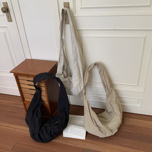 Style Design Dumpling Simple Fashion Nylon Cloth Large Crossbody Bags