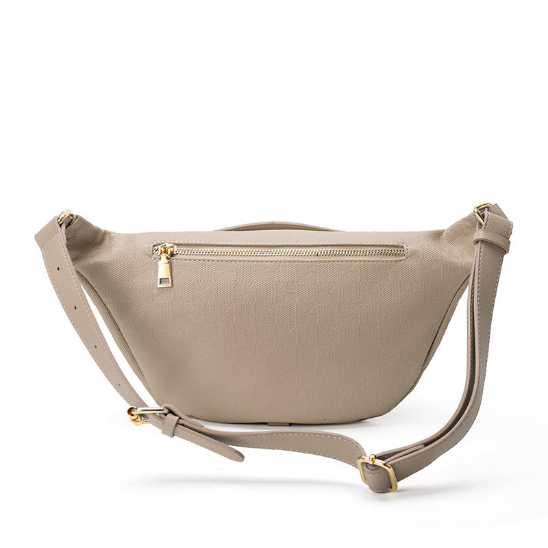 Women's & Men's & Fashion Embossing Back Large Capacity Waist Packs