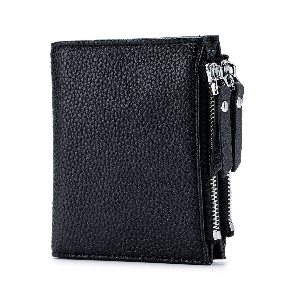 Women's & Men's & Leather Short Large Capacity Fashion Ladies Wallets