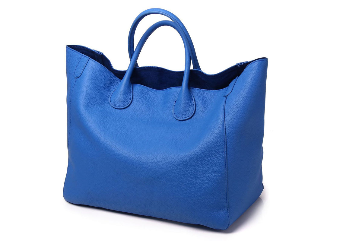 Women's Lucky Open Genuine Leather For Simple Personality Big Women's Handbag