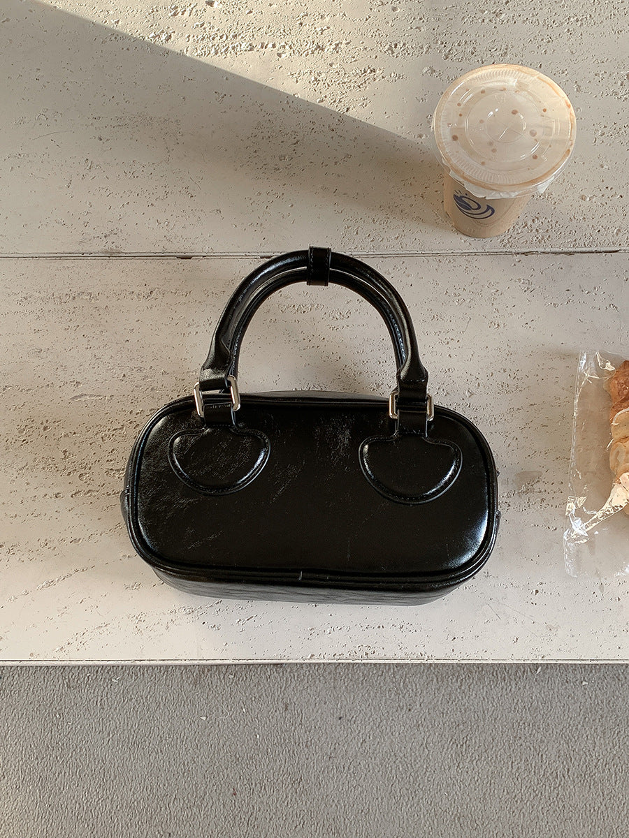 Women's Korean Style Color Contrast Patchwork Mobile Handbags