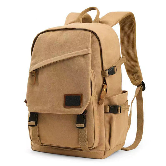 Men's Retro Canvas Trendy Large Capacity College Backpacks