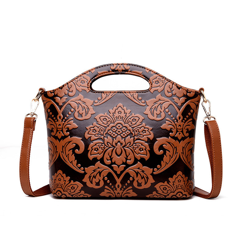 Women's Ethnic Style Trendy Mother National Flower Bags