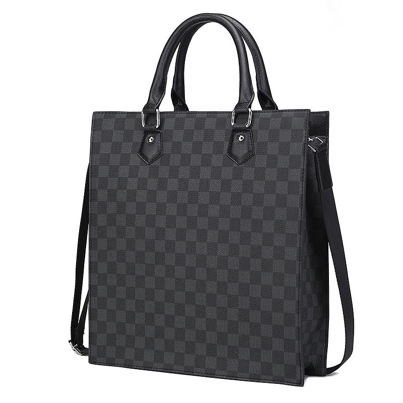 Women's & Men's & Fashion Folder Vertical Zipper Portable Men's Handbags