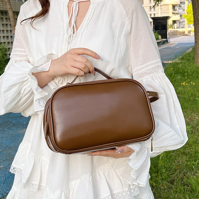 Large Capacity High Sense Mirror Portable Cosmetic Bags