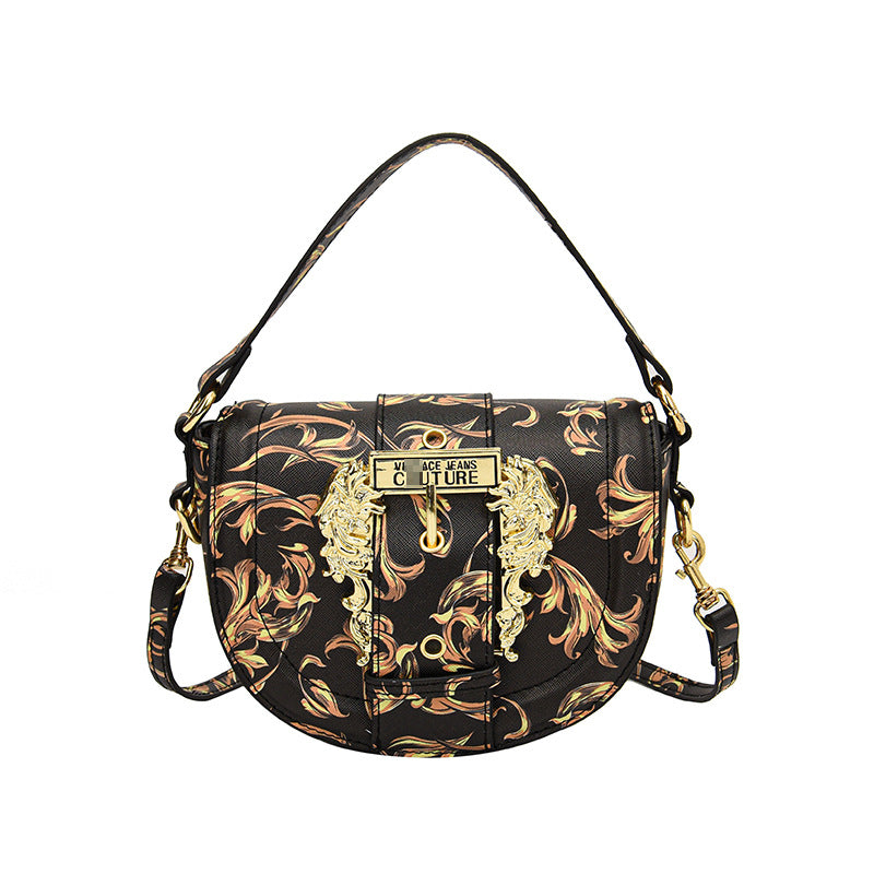 Simple Korean Style Saddle Lady's Advanced Shoulder Bags