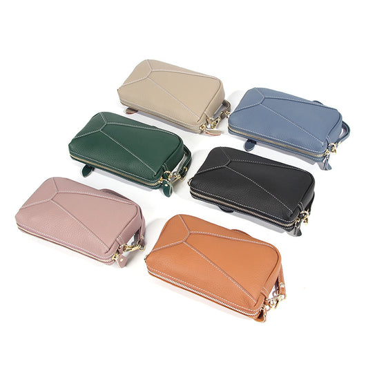 Women's Top Layer Cowhide High Sense Real Leather Long Ladies Wallets