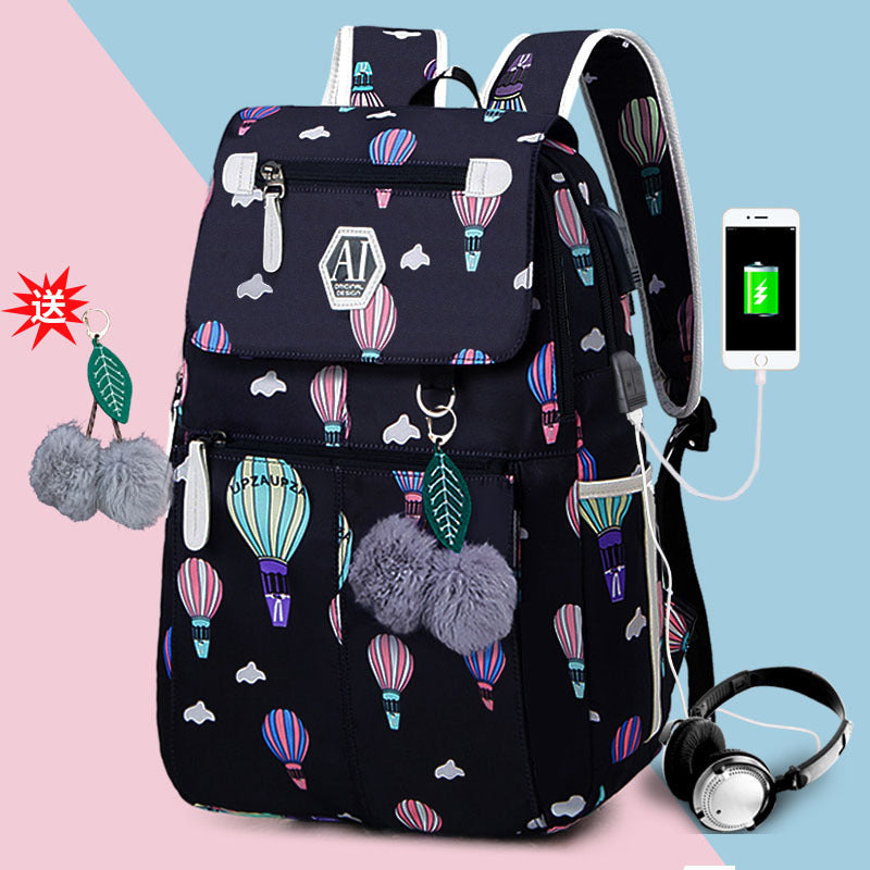 White Primary Secondary Burden Reduction Balloon Backpacks