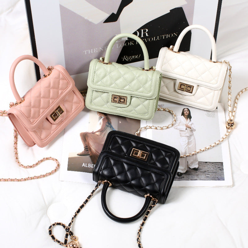 Classic Style Rhombus Chain Portable Fashion Bags