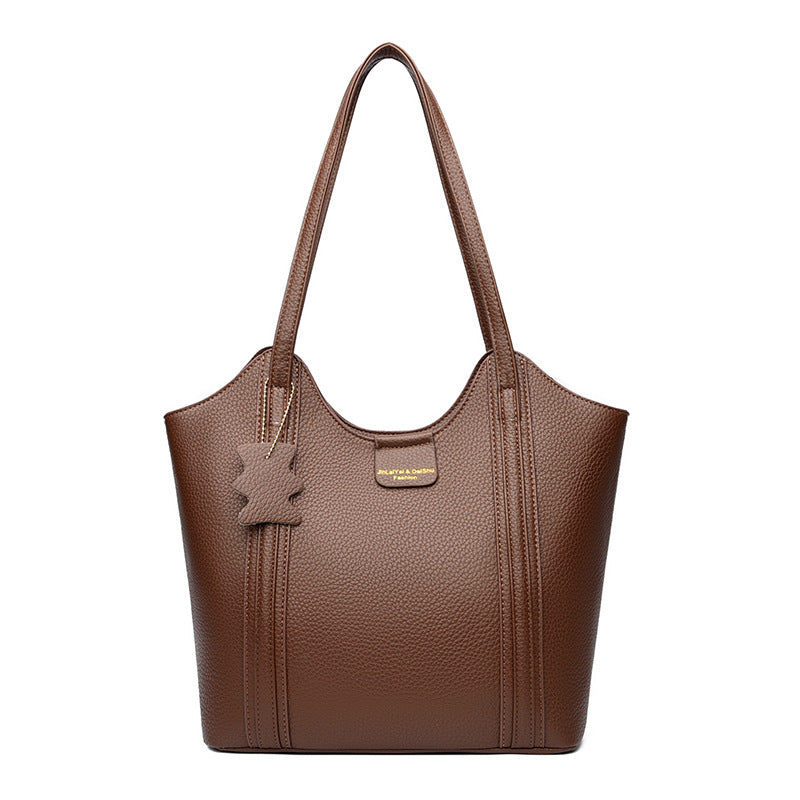 Women's Portable Soft Leather Large Capacity Fashion Commuter Women's Handbag