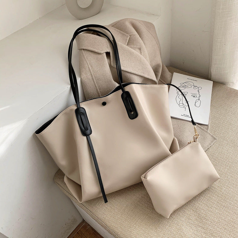 Women's Advanced Texture Large Capacity Fashion Korean Style Women's Shoulder Bag