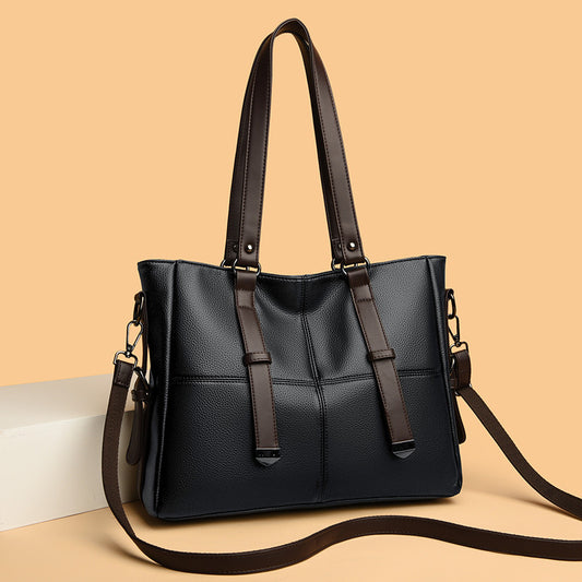 Women's Soft Surface Textured Commuter Large Capacity Handbags