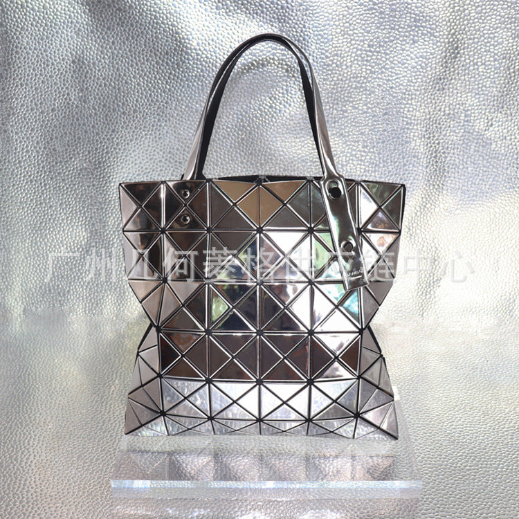 Fritillary Geometric Diamond Pattern Plaid Commuter Shoulder Bags