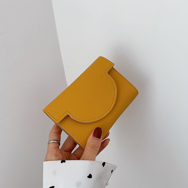 Women's Simple Short Fresh Folding Fashion Card Holder
