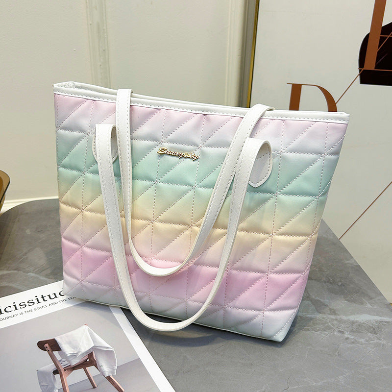 Summer Large Capacity Fashion Fresh Sweet Leisure Women's Shoulder Bag