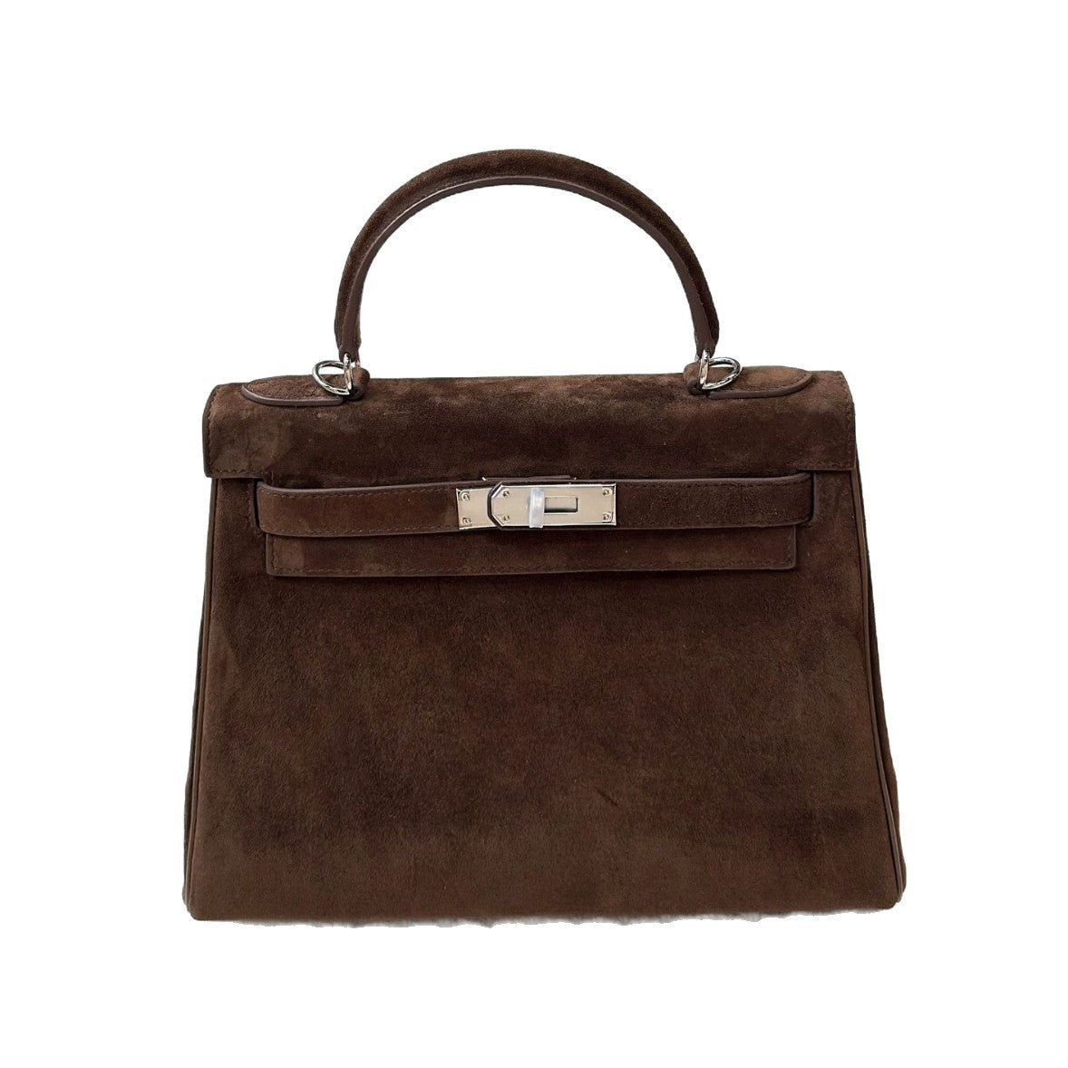 Women's Top Layer Frosted Suede Wide Strap Kelly Retro Easy Matching Women's Shoulder Bag