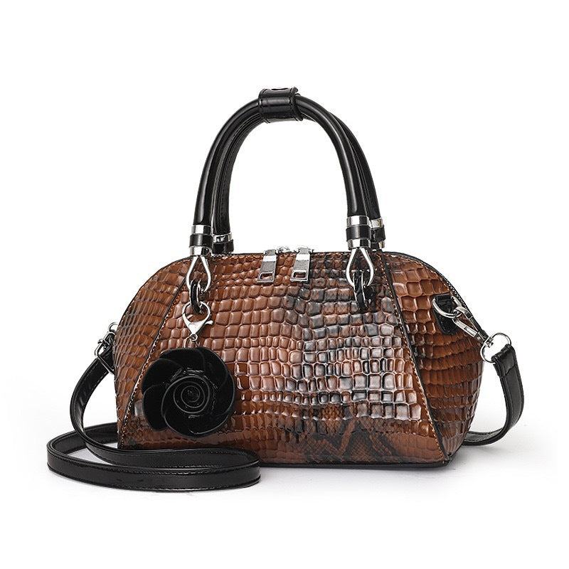 Women's Shell Elegant Trendy Snakeskin Pattern Bags
