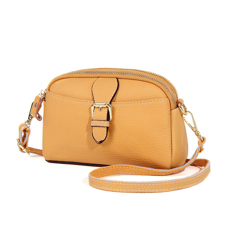Women's First Layer Cowhide Summer Large Capacity Crossbody Bags
