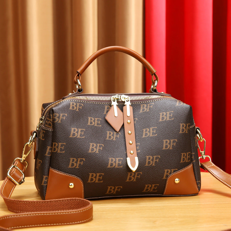 Women's Commuter Retro Easy Matching Large Capacity Shoulder Bags