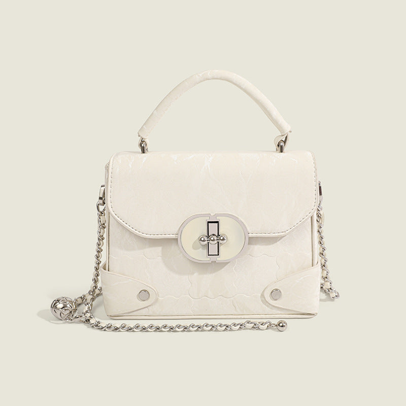 Glamorous High Sense Fashion Hot Pink Small Square Bags