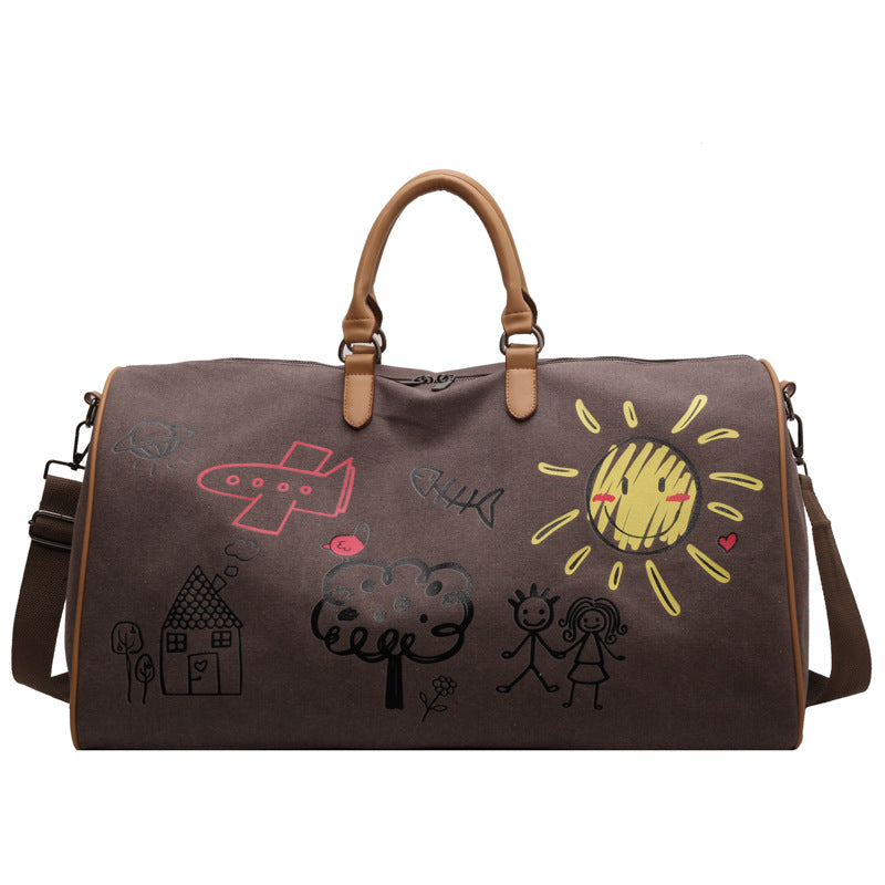 Women's & Men's & Military Style National Fashion Iti Short Distance Hand-held Dry Travel Bags