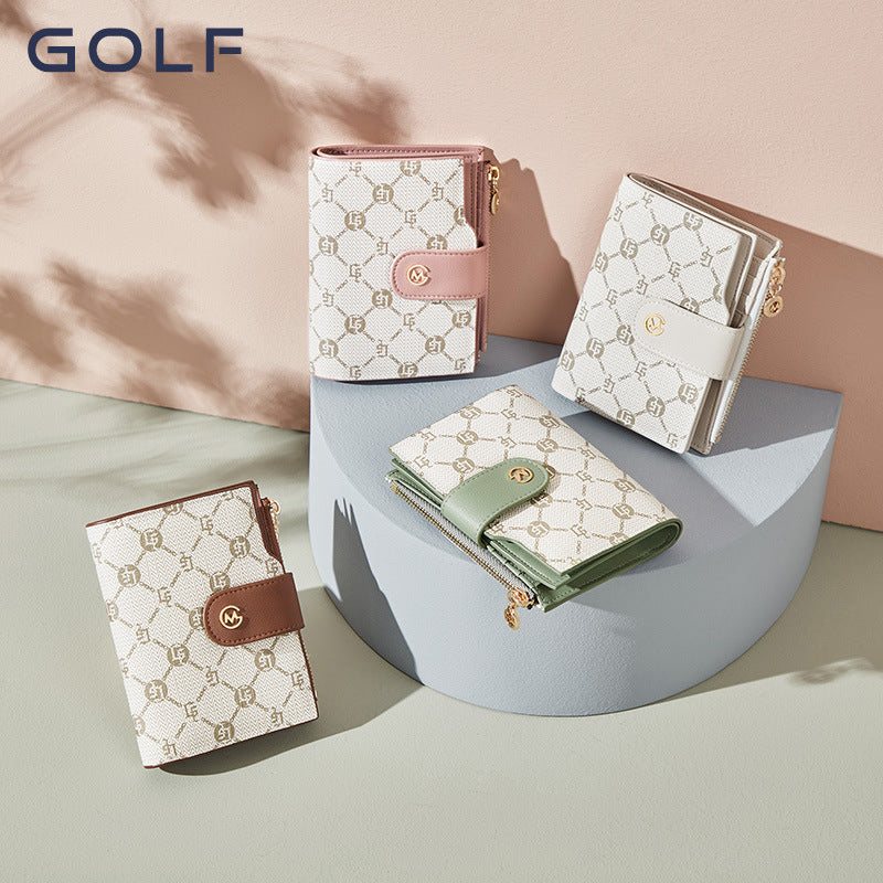 Women's Golf Short Large Capacity Printed Fashion Ladies Wallet
