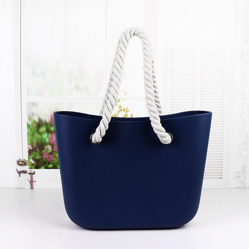 Women's Beach Candy Color Woven Hemp Rope Bags