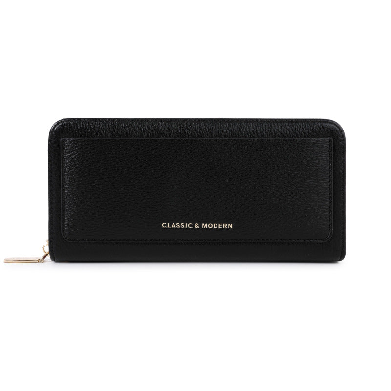 Women's Simple Large Capacity Multiple Slots Long Fashion Portable Ladies Wallet