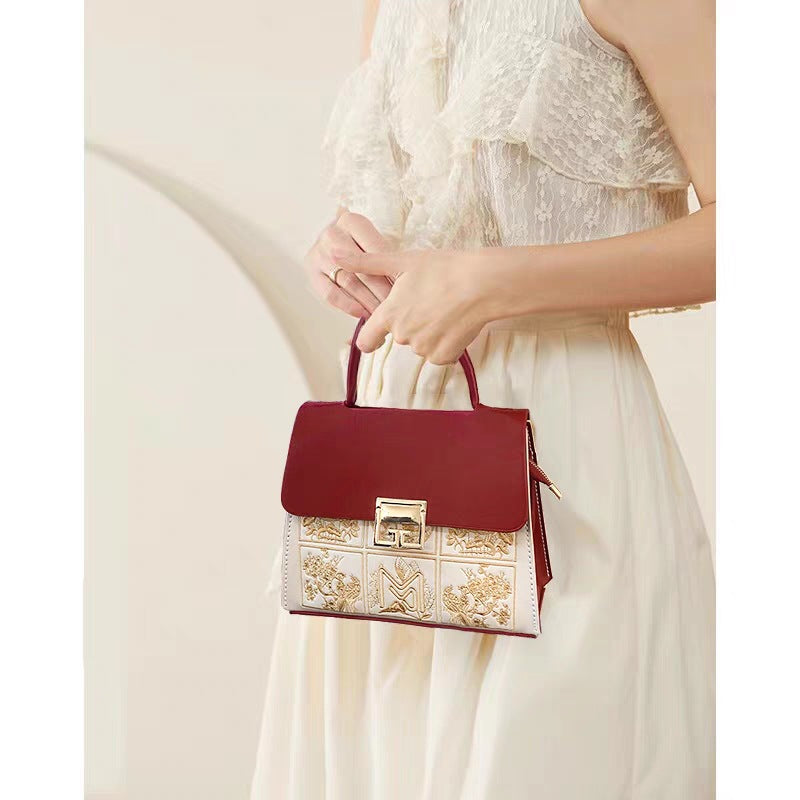 Women's Fashionable Elegant Portable To Give Mom Holiday Birthday Bags